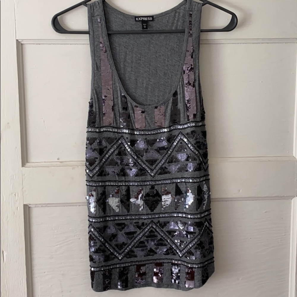 Express Sequin Tank